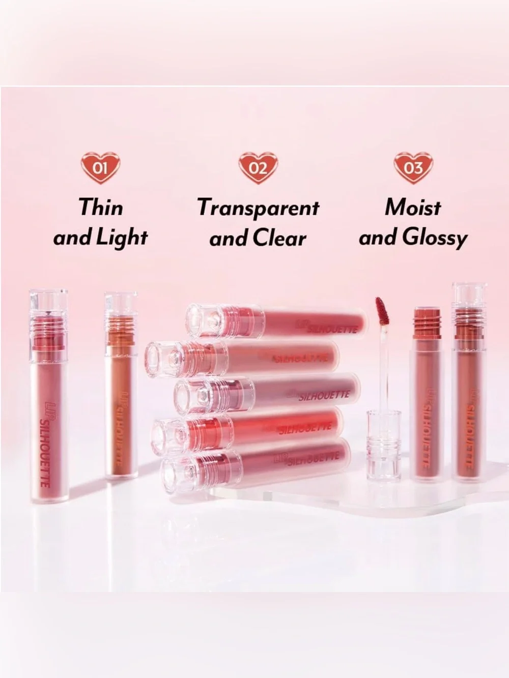 5/$35 NWT I'M MEME LIP SILHOUETTE GLOSS TINT 02 NEWTRO CORAL